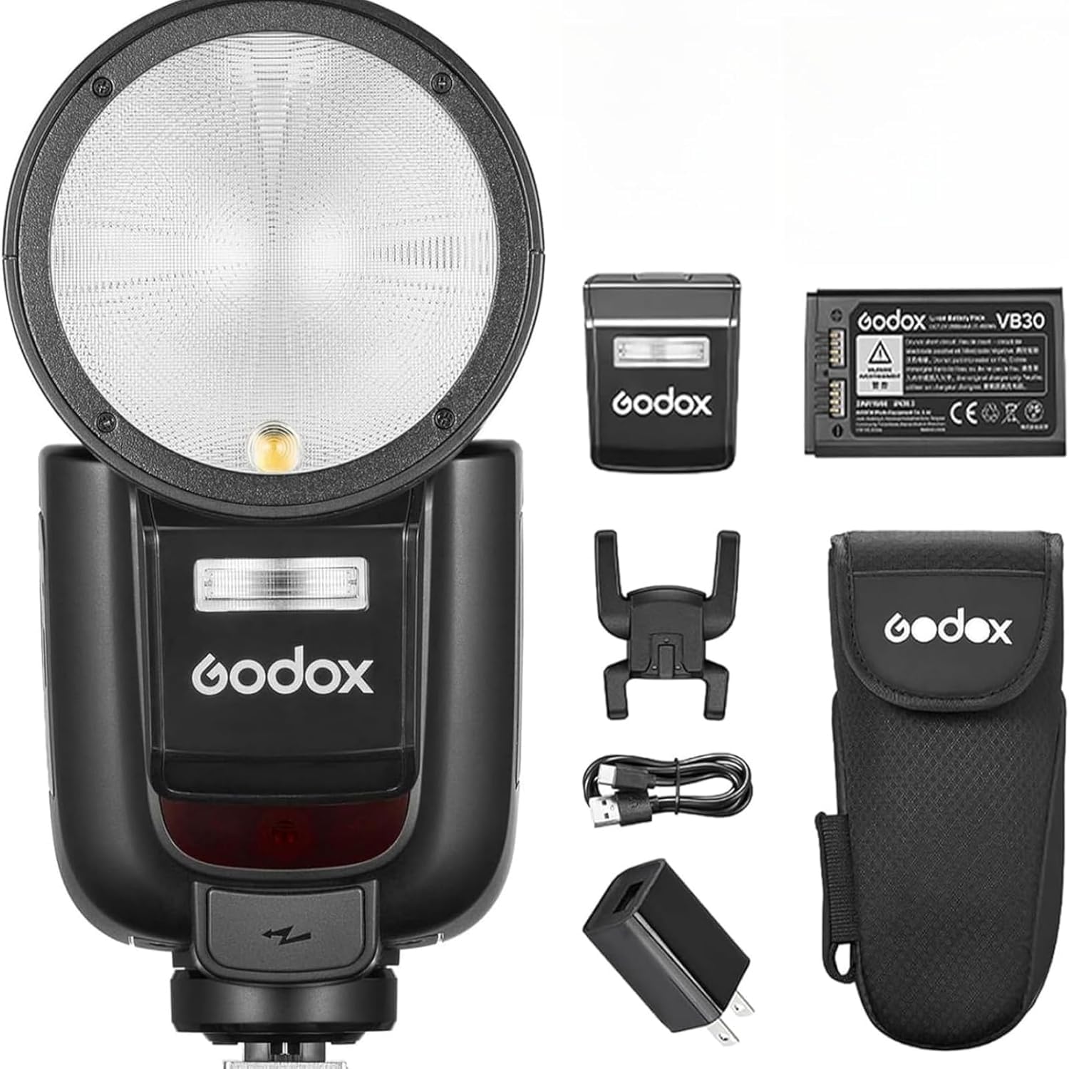 Amazon | 【Godox正規代理】GODOX V1Pro-F クリップオンストロボ 