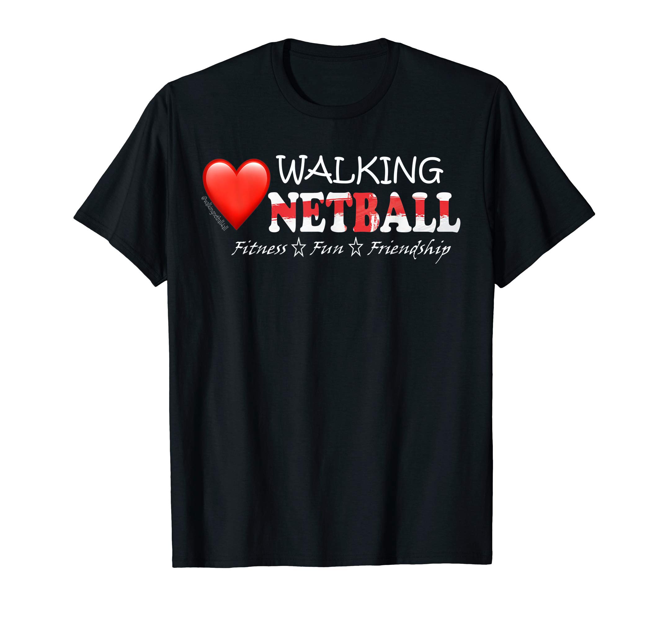 Walking Netball 4 AllLove Walking Netball T-shirt England T-ShirtOEKO-TEX STANDARD 100