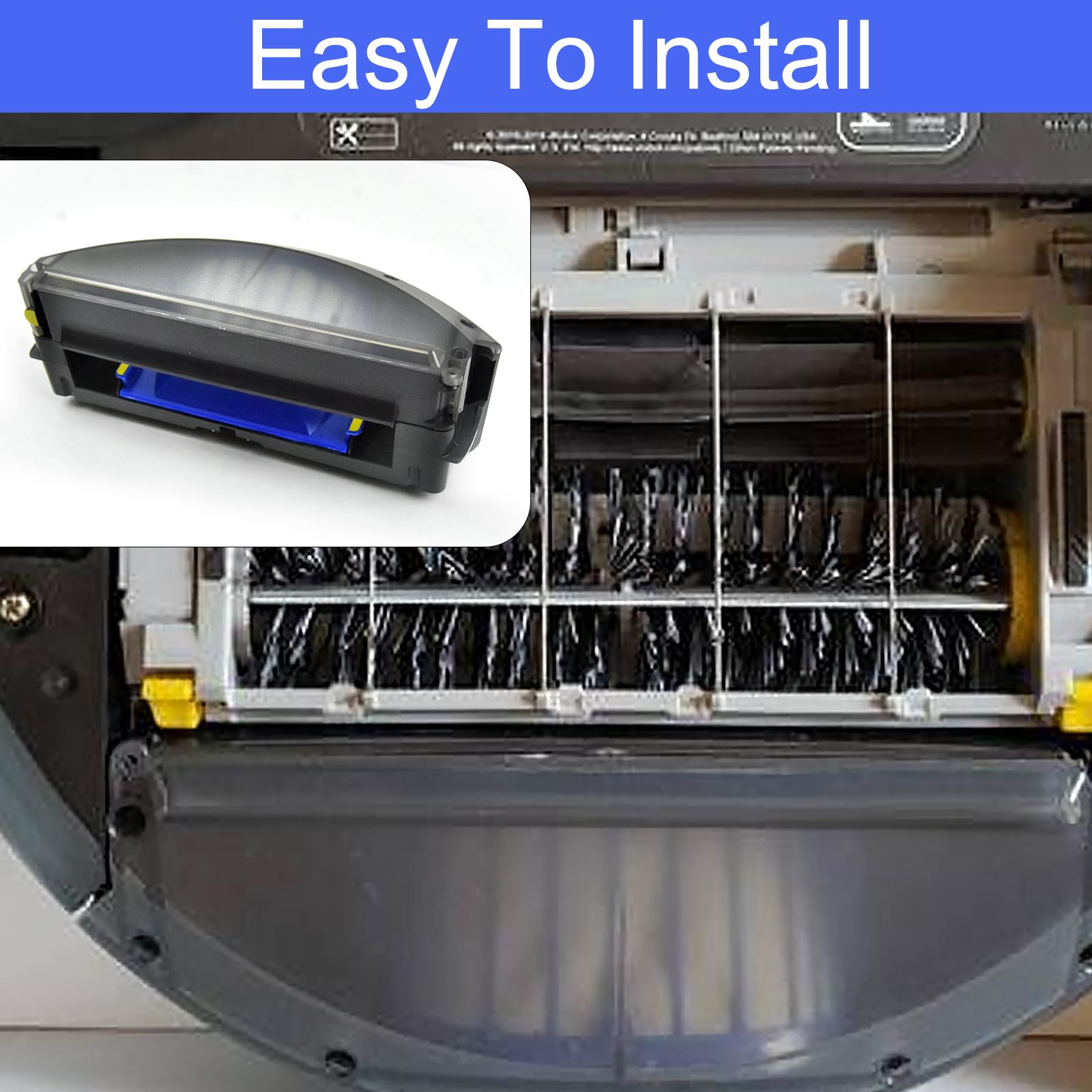 Replacement Dust Bin compatible for IRobot Roomba 680 681 690 691,Vacuum Cleaner Filter Parts Accessories, Vacuum Parts (Dust bin with 1 Hepa filter)