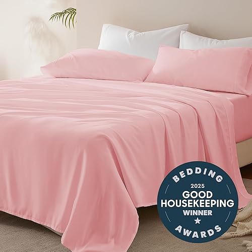 Miniatura 2 de Sleep Zone - Juego de sábanas suaves y frescas de 4 piezas sábana bajera, encimera y fundas de almohada, no se arrugan ni se decoloran, bolsillo
