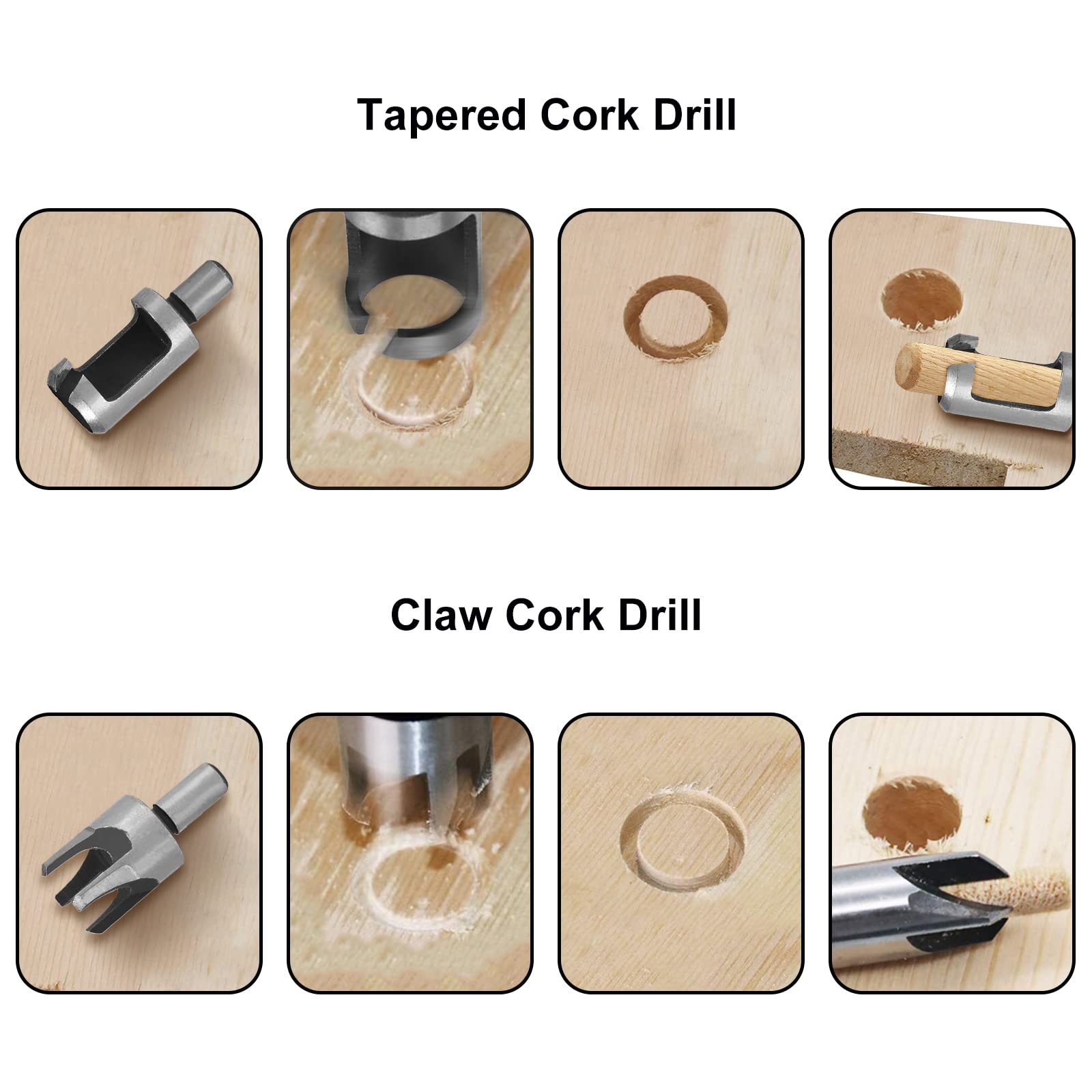 Jeu De Forets à Percussion 13 Pièces, Jeu De Forets à Tige Hexagonale Hélicoïdale HSS En Titane Pour Metal Acier Bois Plastique Concept 94937857