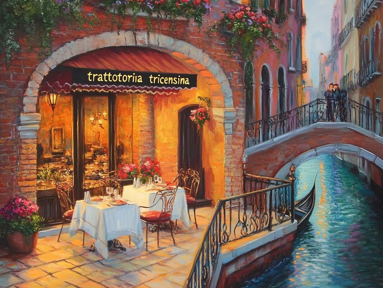 Dipingere con i Numeri Adulti Italia, Kit di Pittura a Olio su Tela DIY con Pennelli Pittura a Pigmento Acrilico, Paint by Numbers Venezia Disegno, Decora la Casa Regalo 70x100cm (Senza Cornice)-#797k