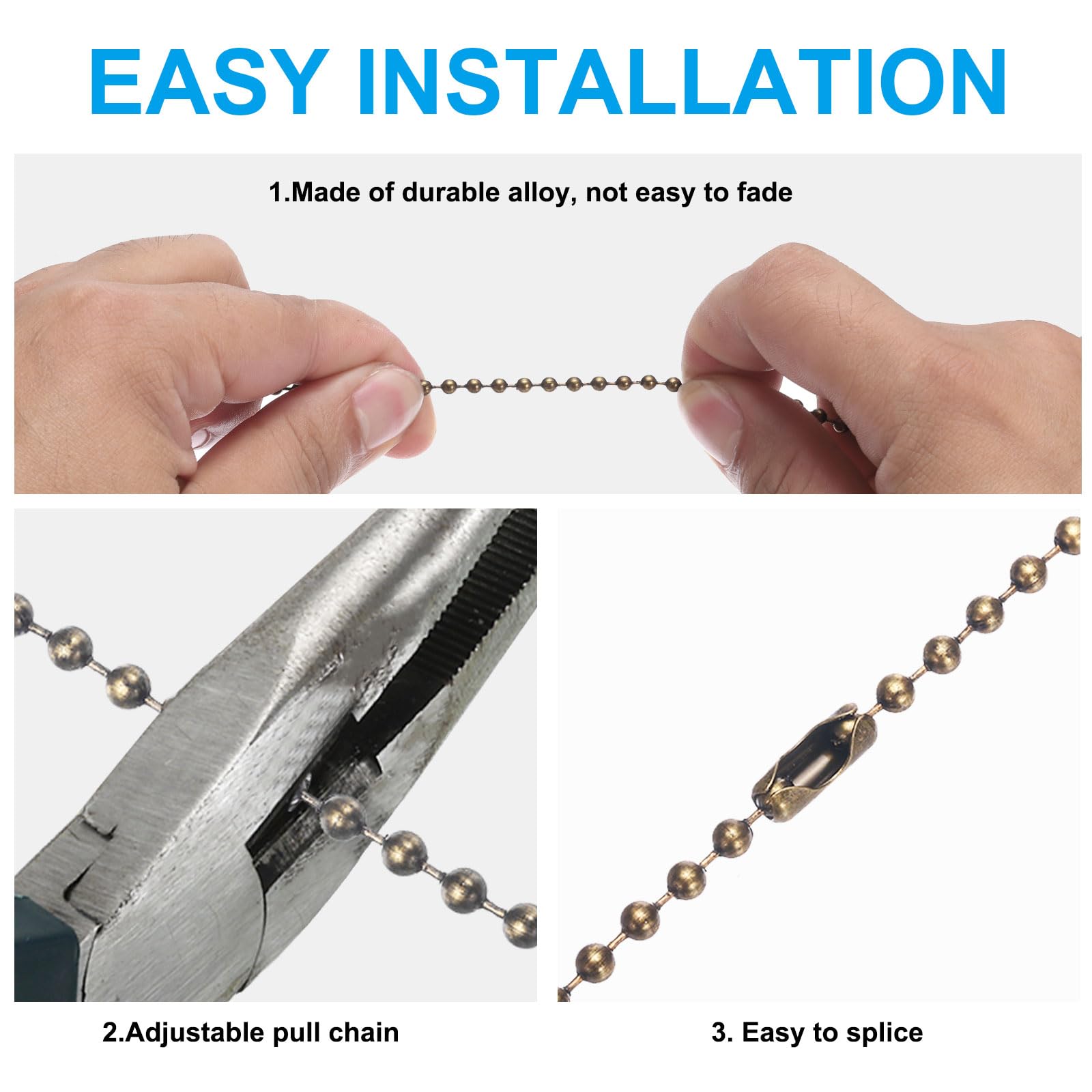 PATIKIL Ceiling Fan Pull Chain - Image 3