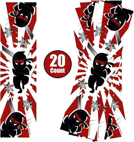 Miniatura 2 de Marcadores Ninja Samurai para niños (20 unidades)  Recuerdos de fiesta Ninja  Marcadores para niños  Incentivos de lectura de biblioteca  Premios
