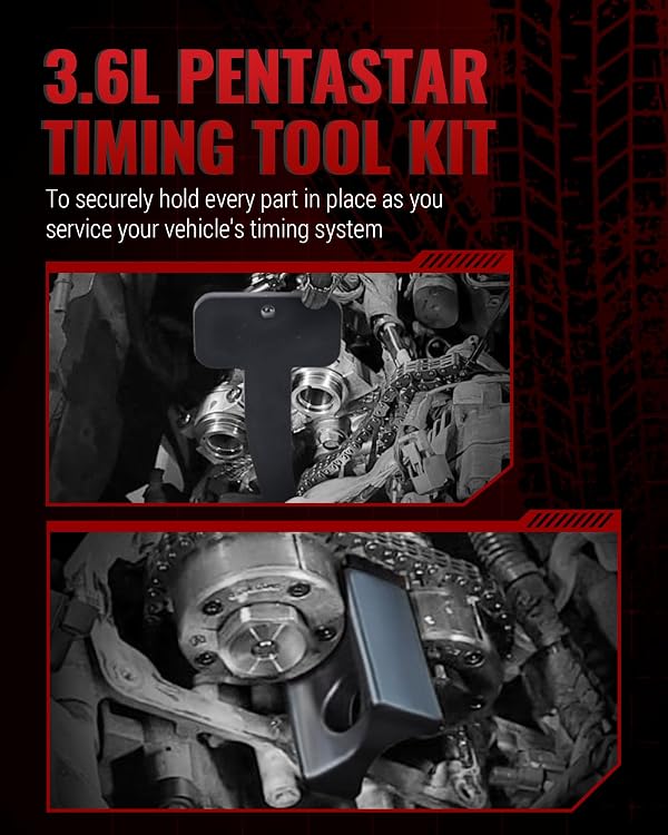 Reywoo 3.6 Pentastar Timing Tool Kit Compatible with 2011 to 2019 Chrysler Dodge Jeep Ram, Replace 10200A 10202 10369A, 3.6L Camshaft Phaser Timing Chain Lock Tool Set by Reywoo - Image 2