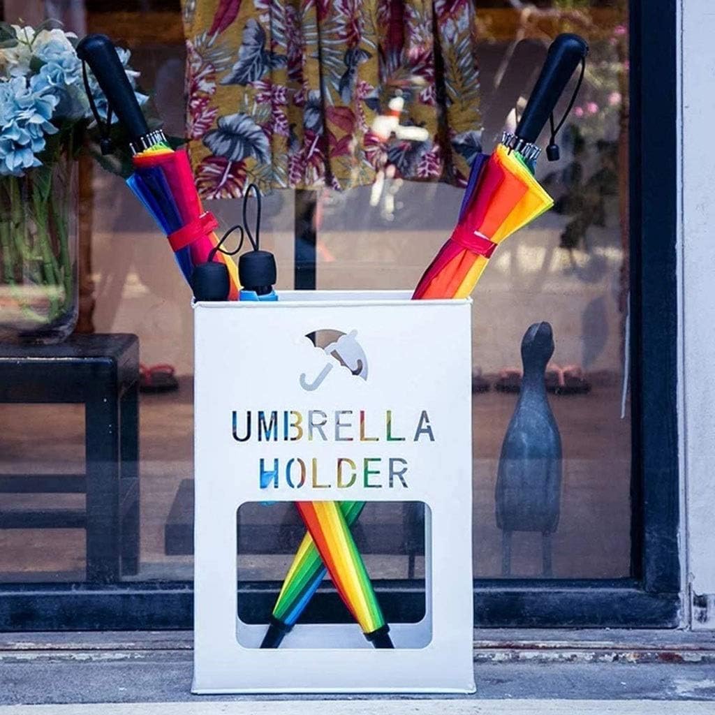 Umbrella Stand, Shelf Simple Square Commercial Umbrella Stand Household Umbrella Storage Rack