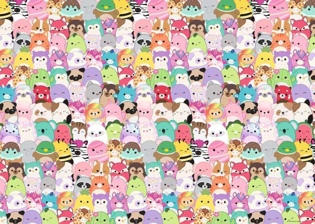 Ravensburger - Squishmallows Challenge Puzzle 1000 Pieces Gift Idea for Her or Him Adult Puzzles