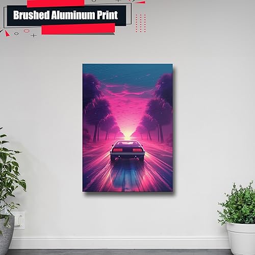 Miniatura 3 de Unique Synthwave Style Retro Art, 80s style art, framed poster print, guest room art, cool living room art, Art Decor, poster