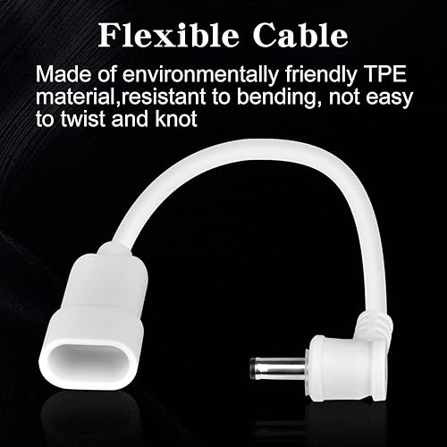 Miniatura 4 de Prestantious Adaptador de cable de alimentación, adaptador de enchufe USB-C a CC de 0.138 in compatible con batería de cámara Stick Up y batería de