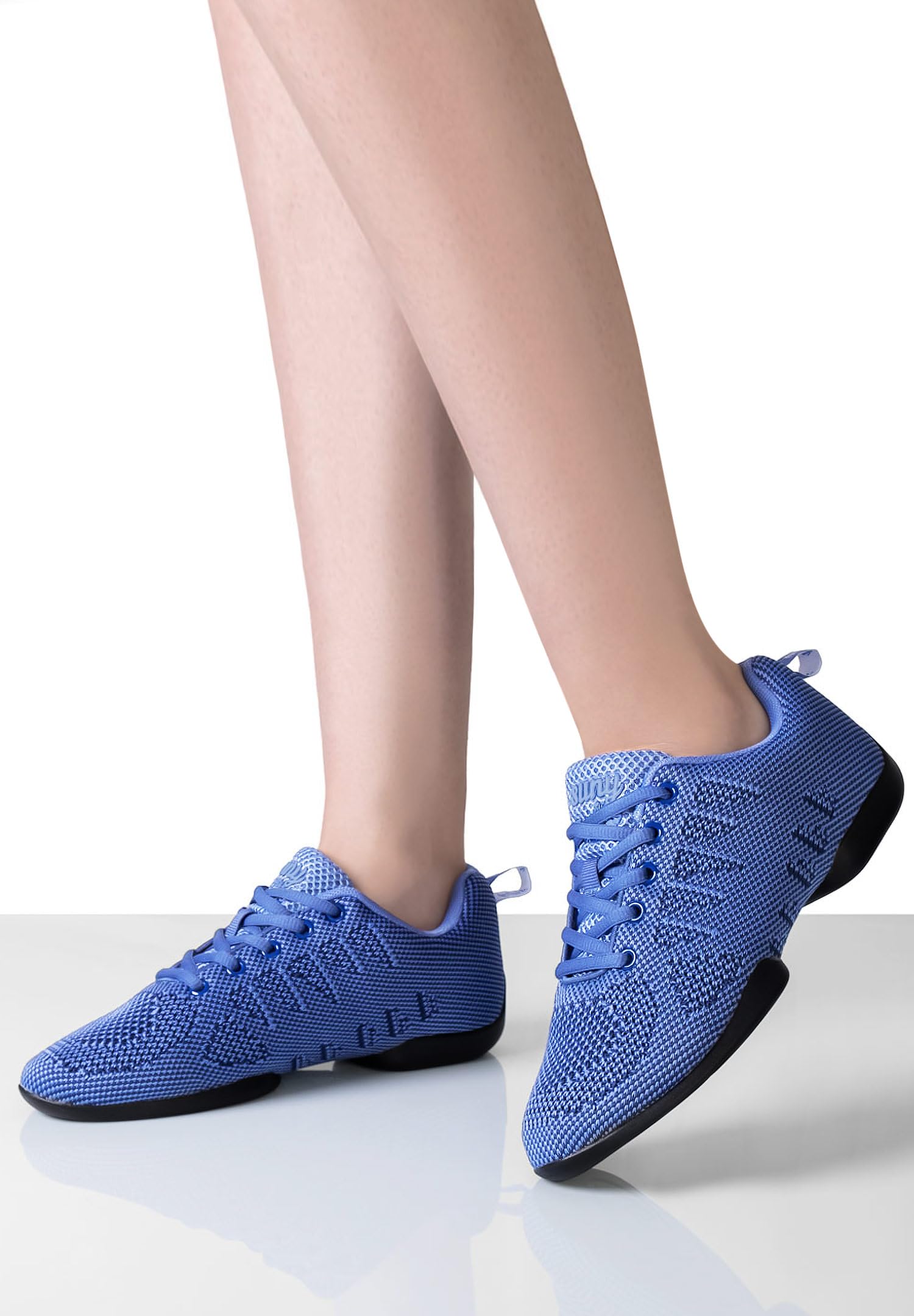 Anna Kern 185 Ladies Dance Sneakers (UK Size) (Blue, Adult, Women, 4.5, Numeric, US Footwear Size System, Medium)