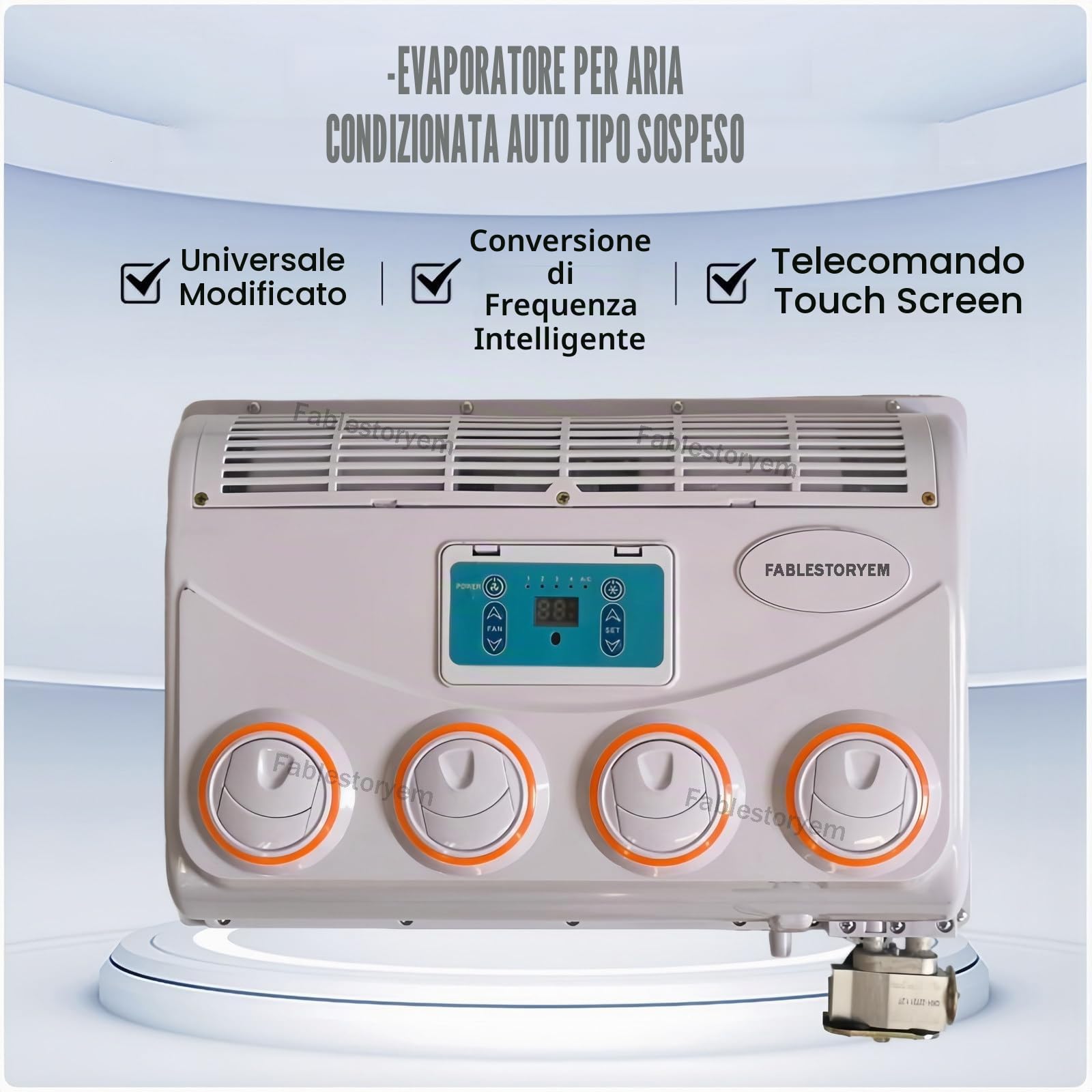 Condizionatore d'aria DC portatile per camper e camion - Leggero, facile da installare, soluzione di raffreddamento ad alta efficienza energetica