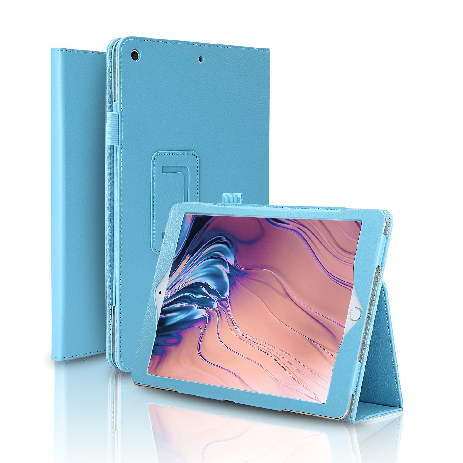 FAN SONG iPad 8th Generation Case Inch Cover 2020 iPad Cases with  Pencil Holder Leather Flip Stand Protective Sleep/Wake Slim Fit Smart Cover