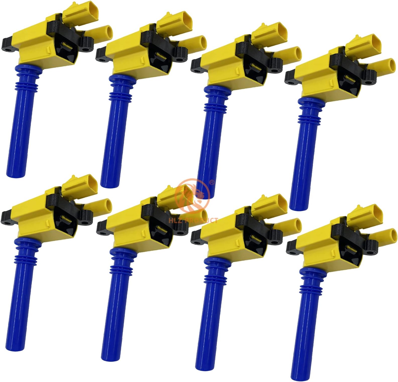 HLZ PRODUCT Pack of 8 HIGH PERFORMANCE Ignition Coils for