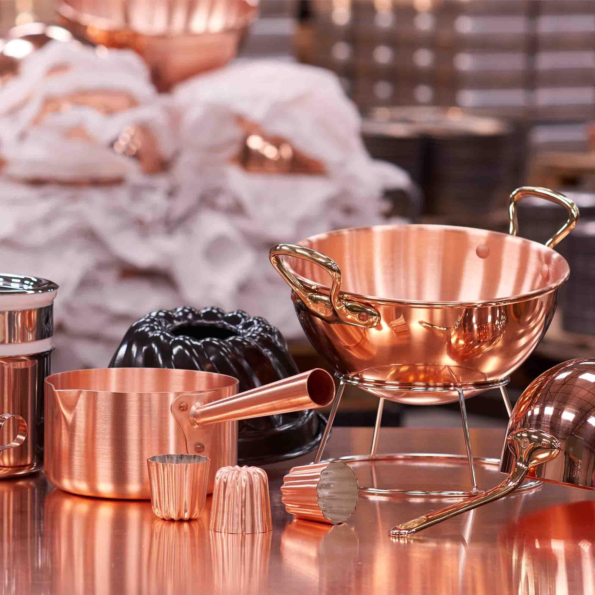 Amazon.com: Mauviel Made In France Copper 1.8-Quart Sugar Saucepan