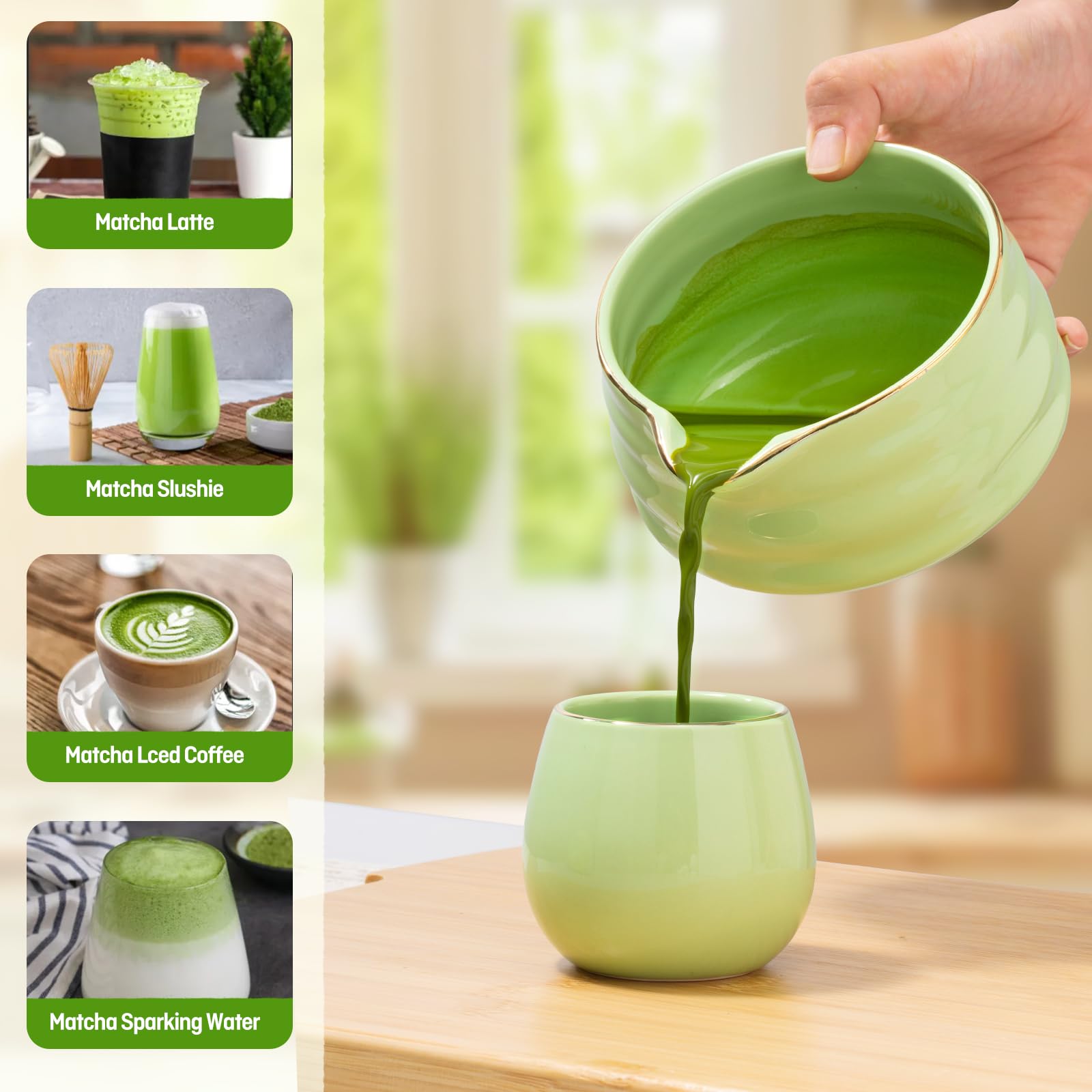 HODUP Matcha set - 9 Stück Japanisches Tee-set Inkl HODUP Matcha set - 9 Stück Japanisches Tee-set Inkl
