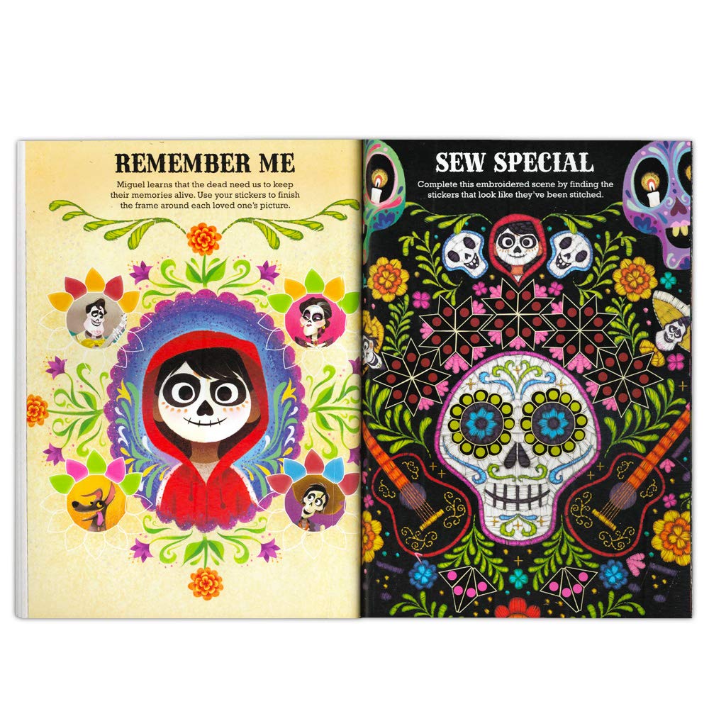 Amazon.com: Disney Pixar Coco Coloring and Activity Sticker Book
