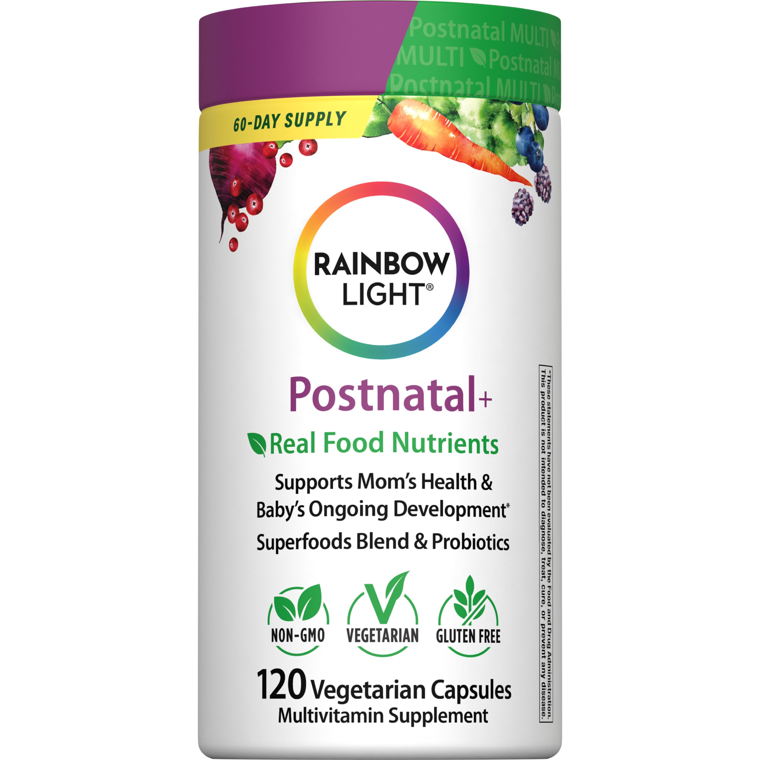 Rainbow Light Postnatal Multivitamin for Women | 120 Capsules