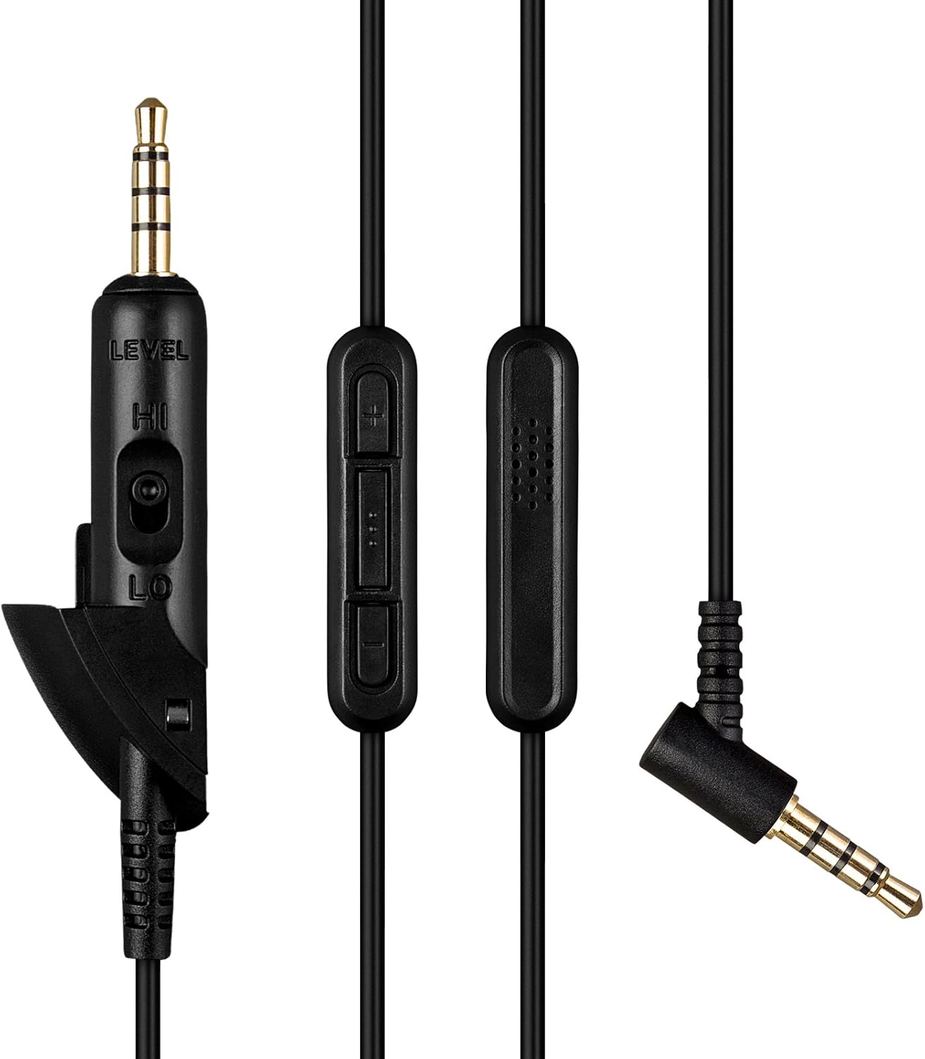 Bose QC15 Gold Plated Replacement Cable Cordable 1.8M Renewal Audio