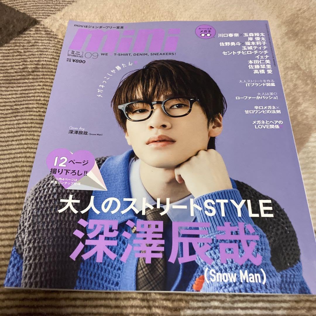 【新品・未読】 Man 深澤辰哉　 ミニ　 mini Amazon.co.jp: ・未読 SnowMan 深澤辰哉 ミニ mini : おもちゃ