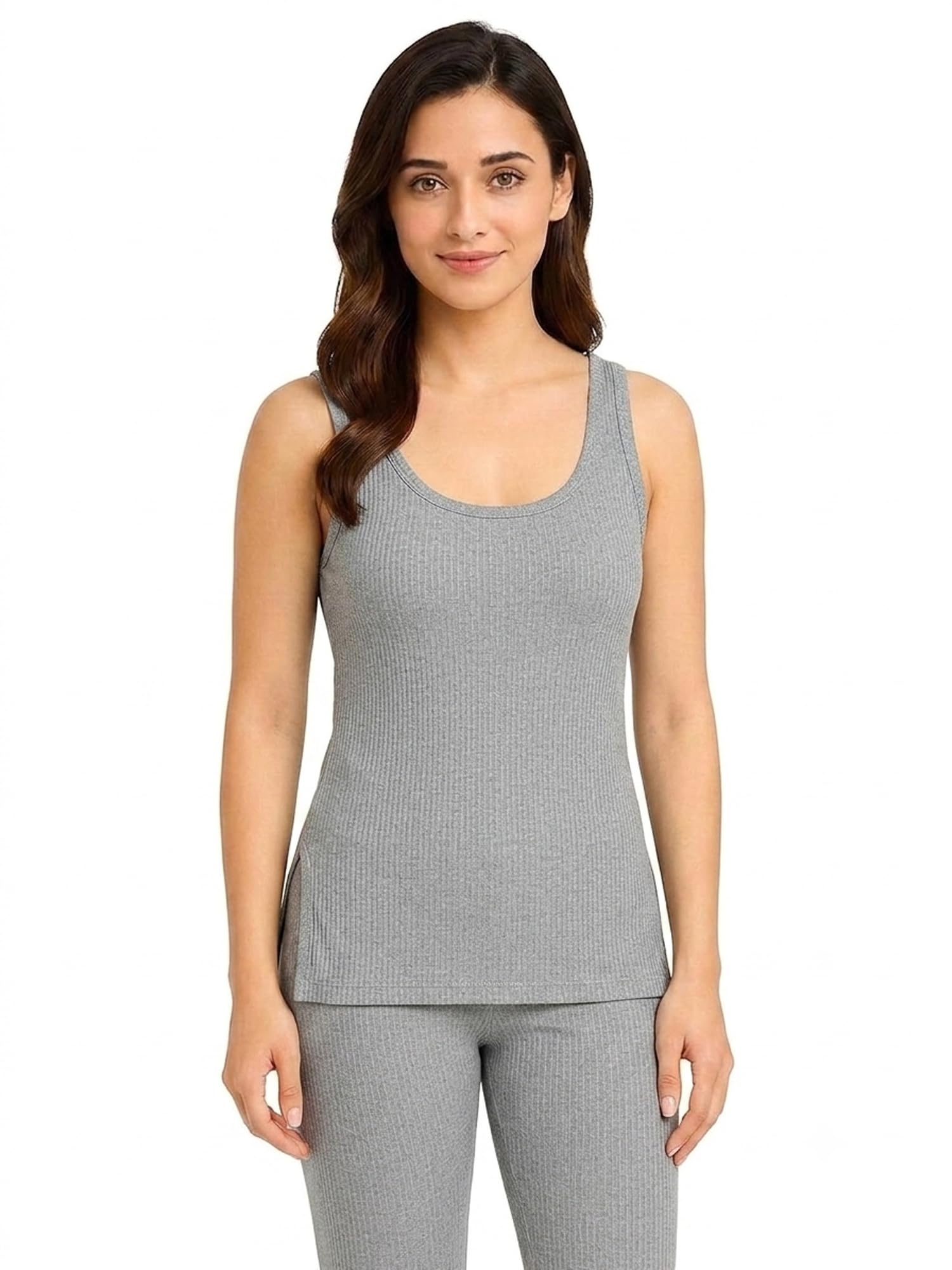 Anti-Bacterial Solid Women's Slim Fit Thermal Top-image-35
