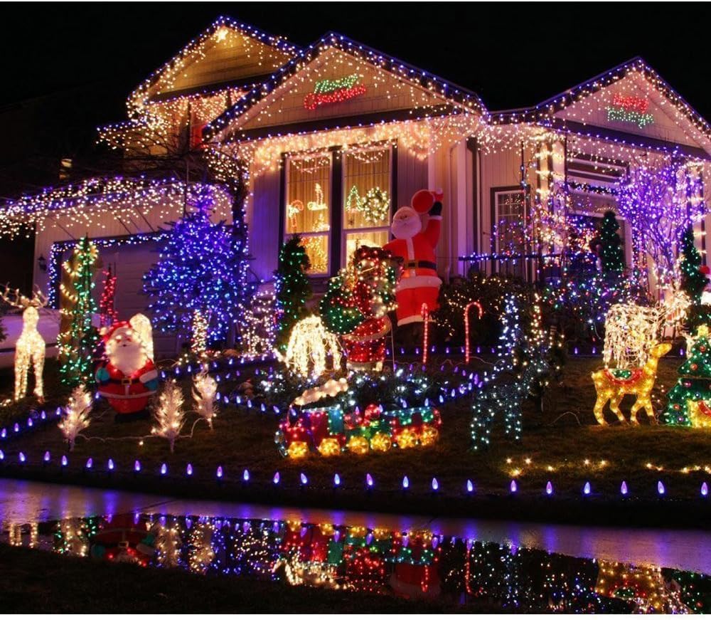 XERGY Solar String Lights - 30 LED Water Drop Fairy Lights -6