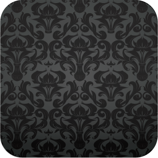 ブラックダマスク柄壁紙 スマホ待受壁紙 Amazon Co Jp Appstore For Android