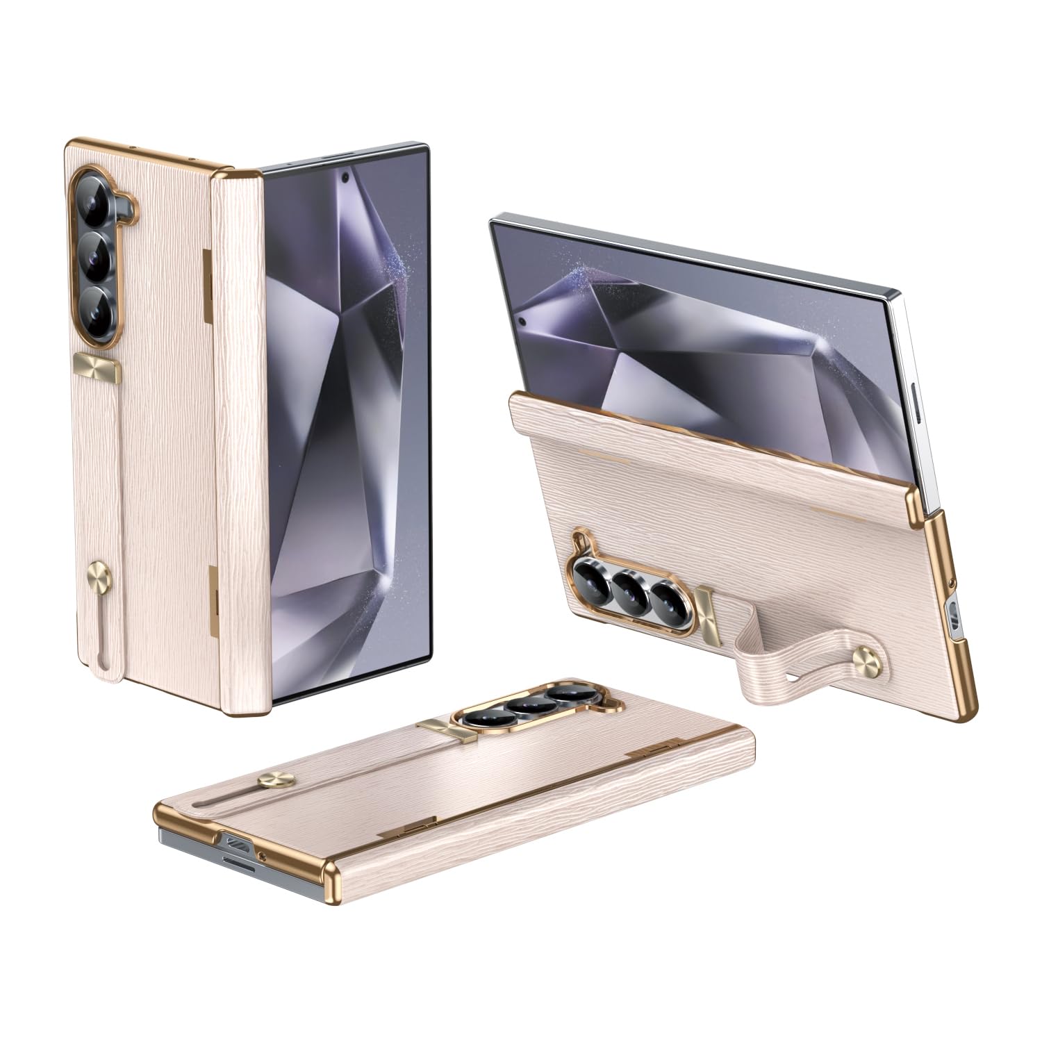 Coque antichoc Galaxy Z Fold 5 avec dragonne intégrée antichute - 8