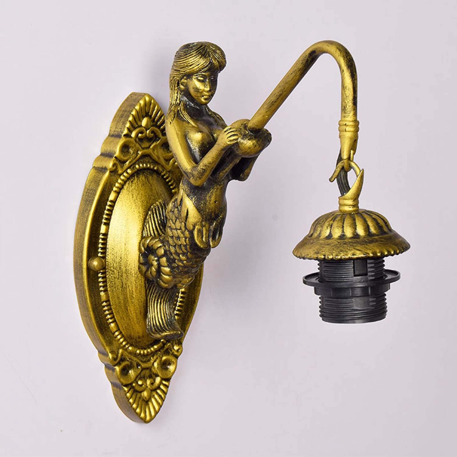 Lampa ścienna, kolorowa szklana lampa w stylu Tiffany z dekoracyjnym oświetleniem do przedpokoju przylegającego do sypialni lub salonu.