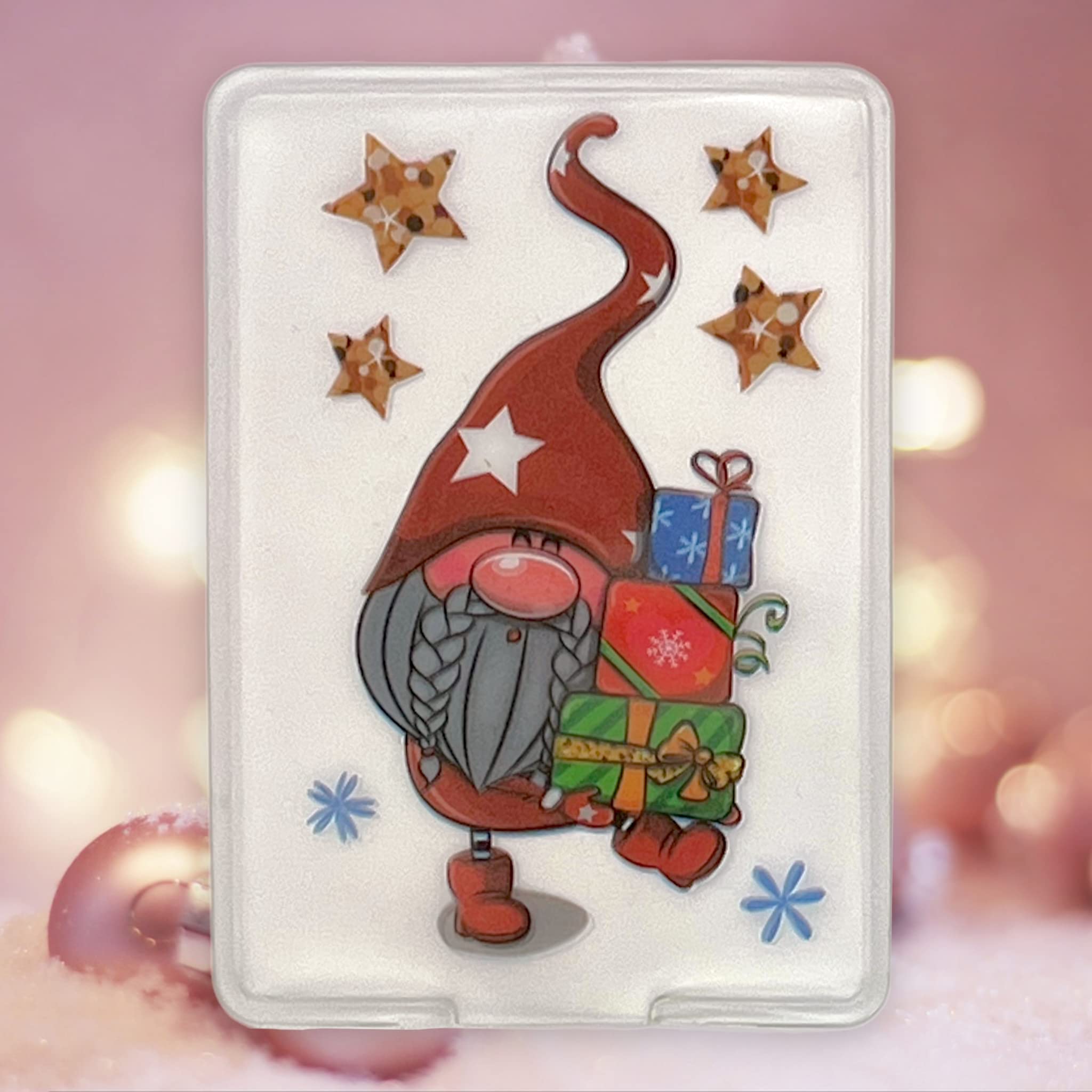 Scaldamani Riutilizzabili Natalizi - 5 Pezzi Con Motivi Festivi Per Bambini E Adulti, Ideali Per Esterno E Viaggi - Foto 8