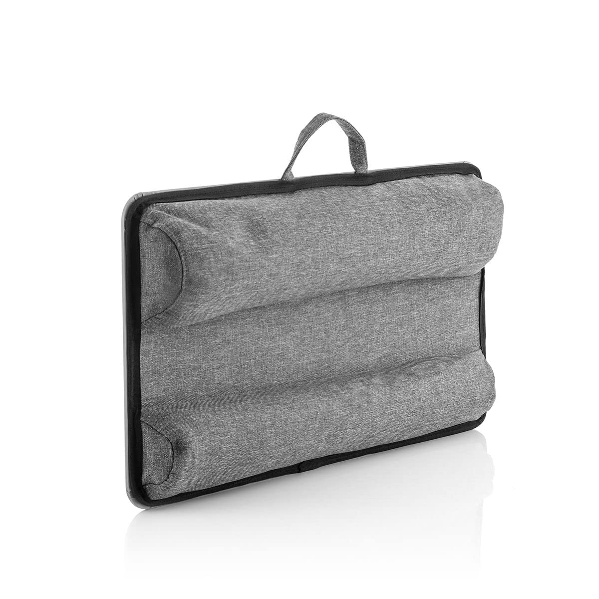 InnovaGoods® Bureau Portable pour Ordinateur avec Coussin XL Deskion, travaillez ou étudiez de manière Confortable et Ergonomique, avec Un Design de Bureau et Un Coussin XL, Gris