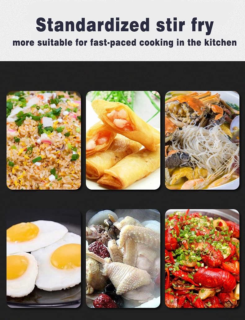 4/6L Capacity Intelligent Electric Non Stick Stir Fry Induction Cooker Automatic Cooking Machine