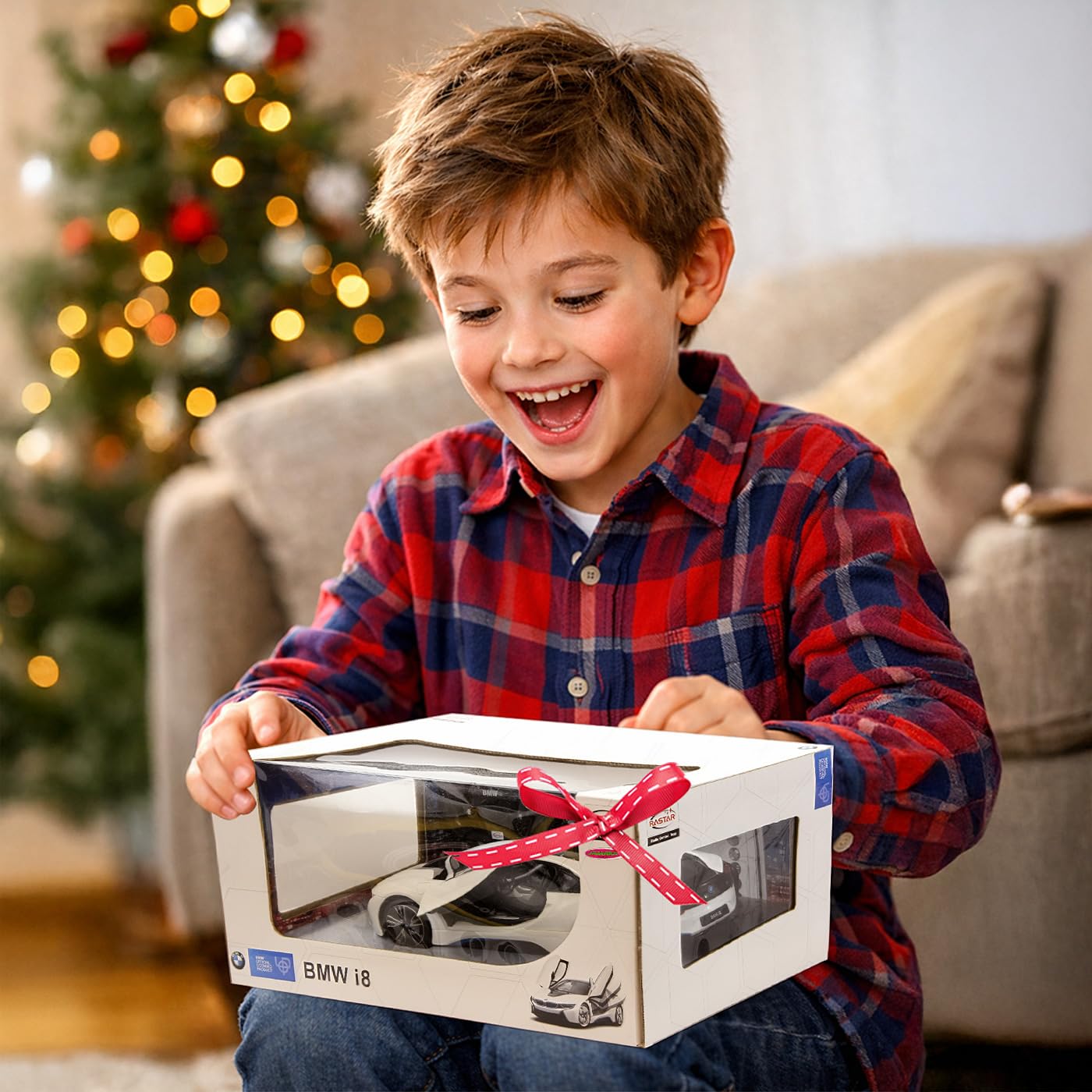 Jamara 404571 40 MHz skala 1:14 biały BMW i8 Deluxe Car