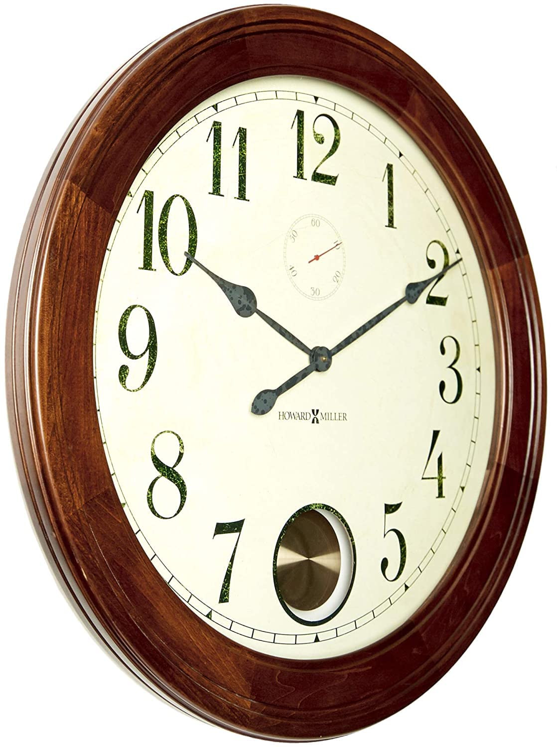 Howard Miller Auburn Wall Clock 620-484 – 32.5-Inch Distressed