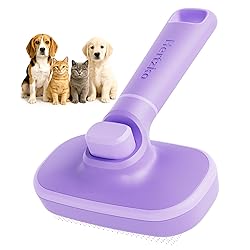Hertzko Self Cleaning Slicker Brush for cats spring shedding