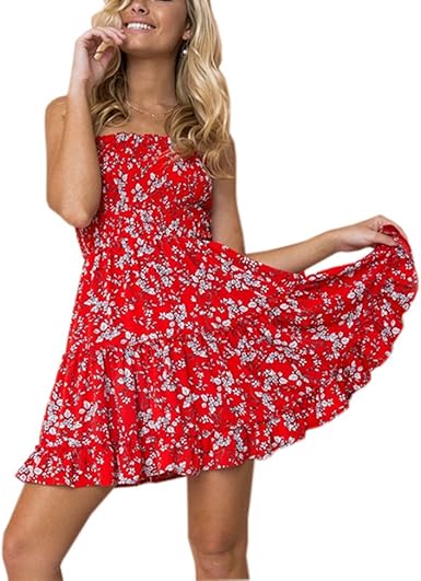 Strapless swing dress Clearance