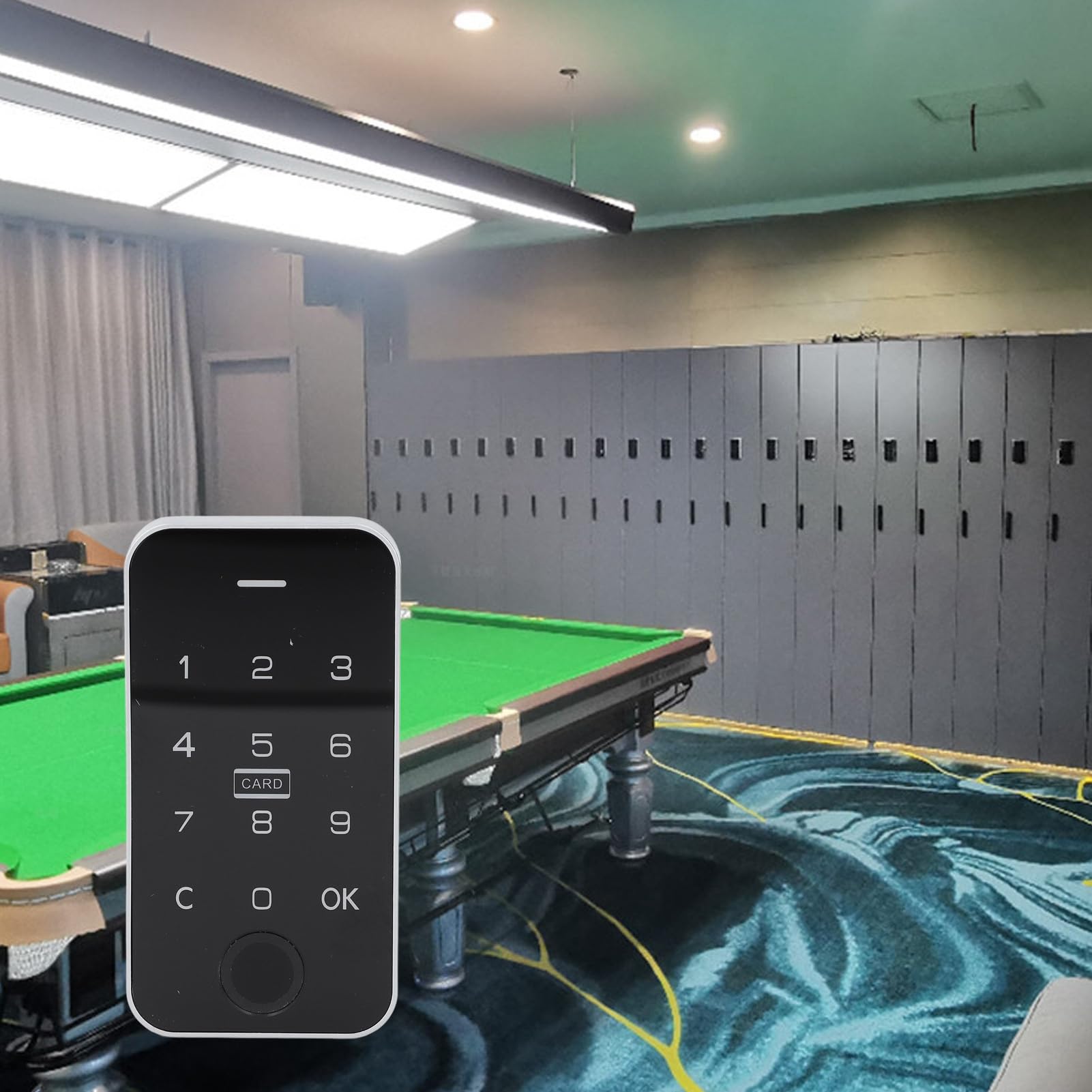 Elektronisches Schrankschloss mit digitaler Touch-Tastatur und Fingerabdruck-Passwort für Kleiderschrank, Spind und Nachttisch