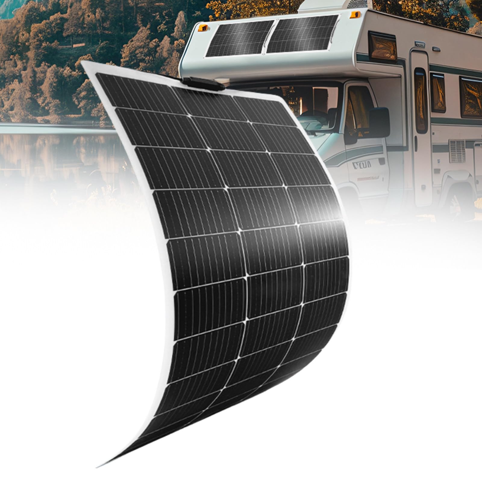 Panneau solaire flexible haute efficacité monocristallin léger pliable IP67 étanche pour camping-car hors réseau camping-car, bateau, toits