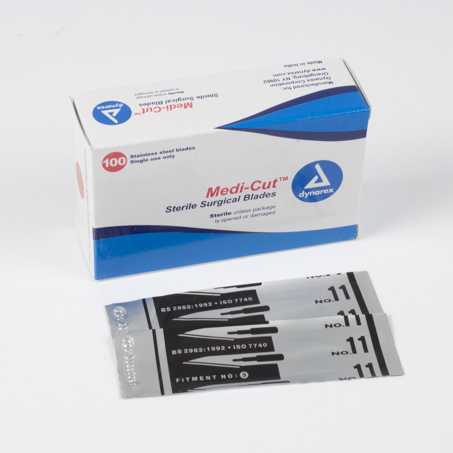 Dynarex Stainless Steel Scalpel Blades - Pack of 100 -1