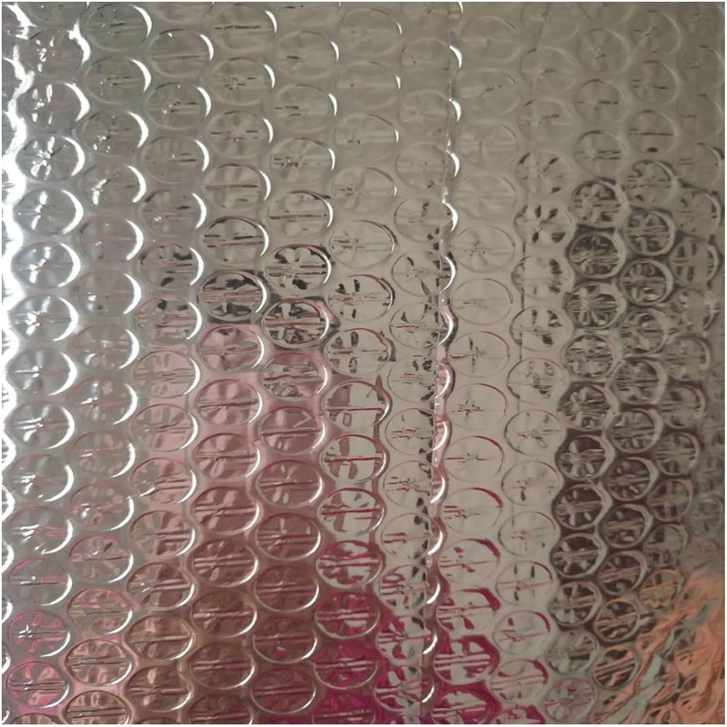 Thermal Insulation Foil Moisture Barrier Double Bubble Aluminium Foil Thermal Insulation Bubble Foil Roofing(15m)