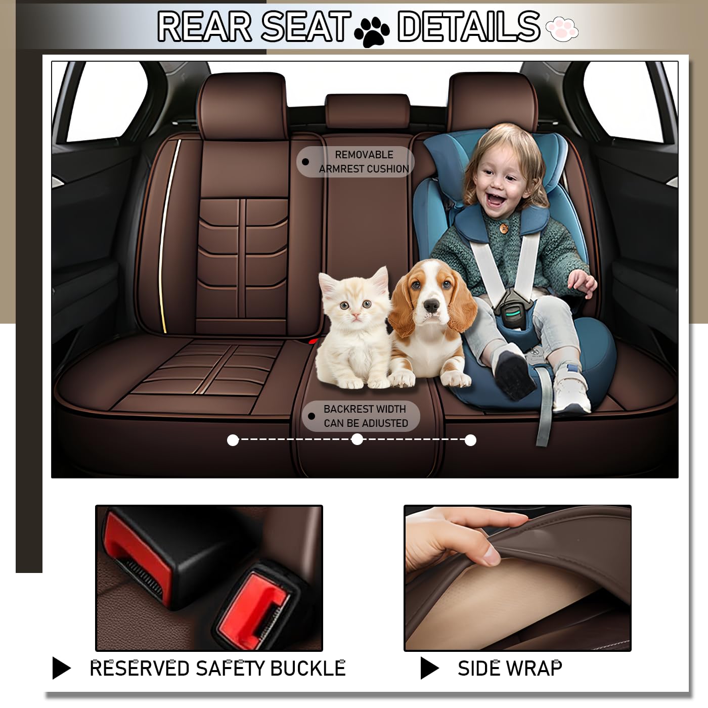 Car Seat Covers Fit for Toyota Tundra 2000-2024 5 Seater Car Seat Cover Premium Waterproof Scratch Resistant Car — view 4