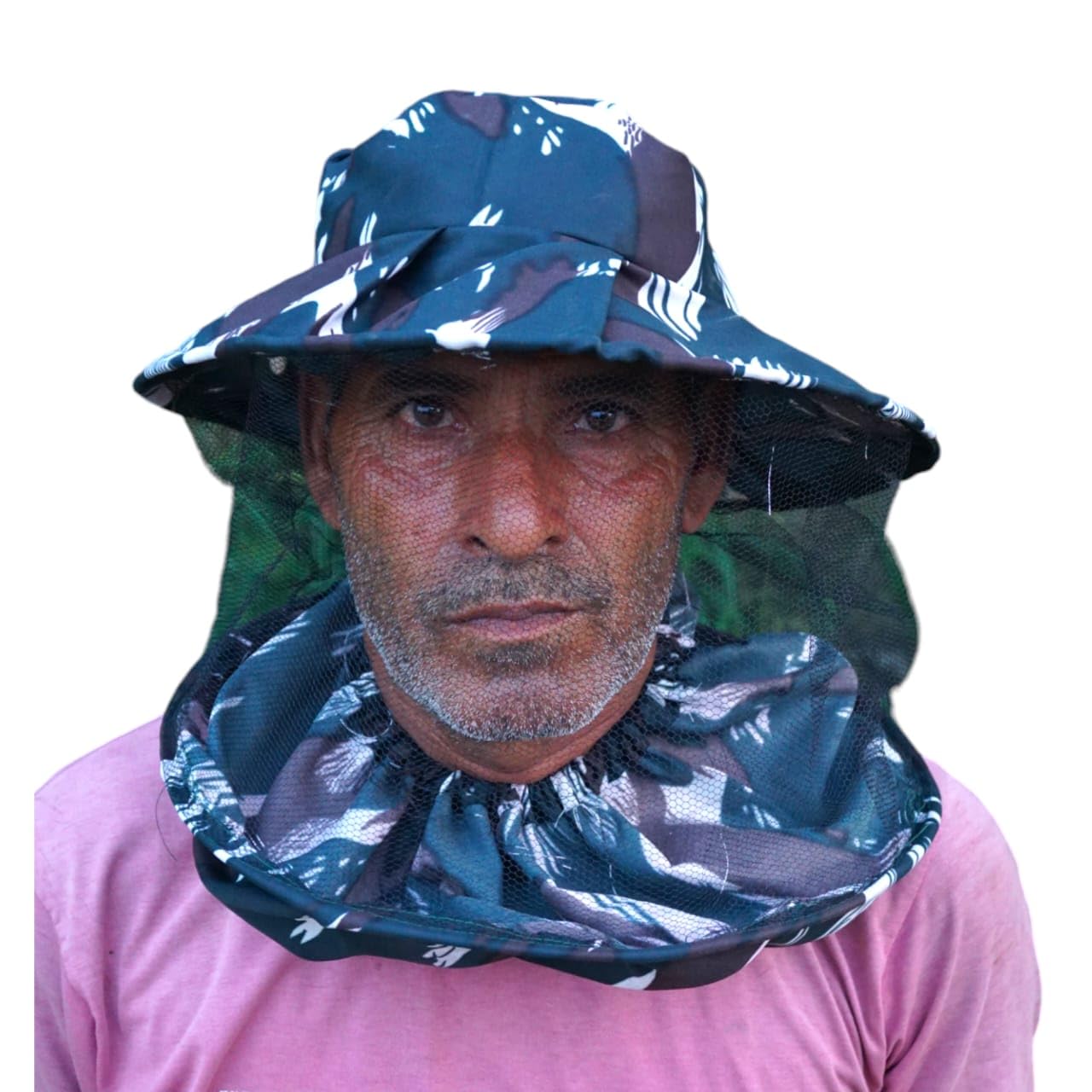 ADSANS Bee Cap, Bee Veil Green 1 Pcs. (Army Colour) - Image 5 thumbnail