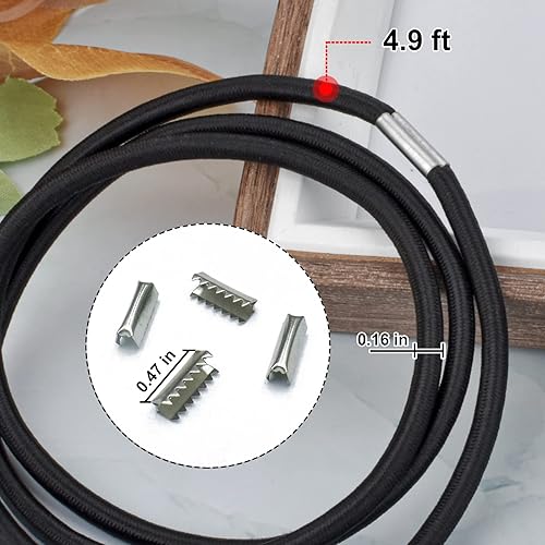 Miniatura 3 de Paquete de 3 bandas elásticas para cubos de basura, bandas elásticas duraderas para botes de basura de 30 a 64 galones, bandas elásticas para bolsas