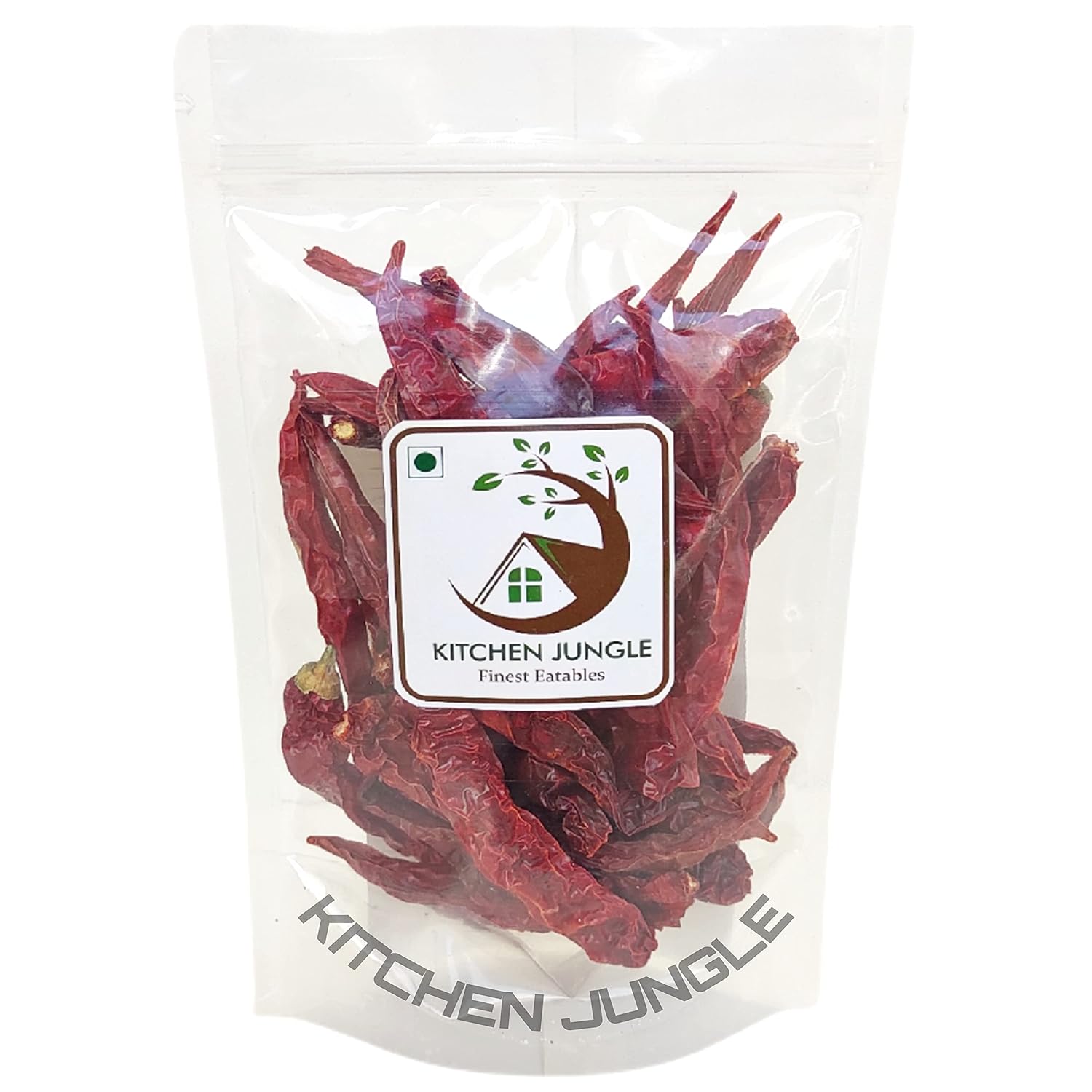 Kitchen Jungle Mathania Red Chilli 300gm (Lal Mirch)(Stemless) Sortex