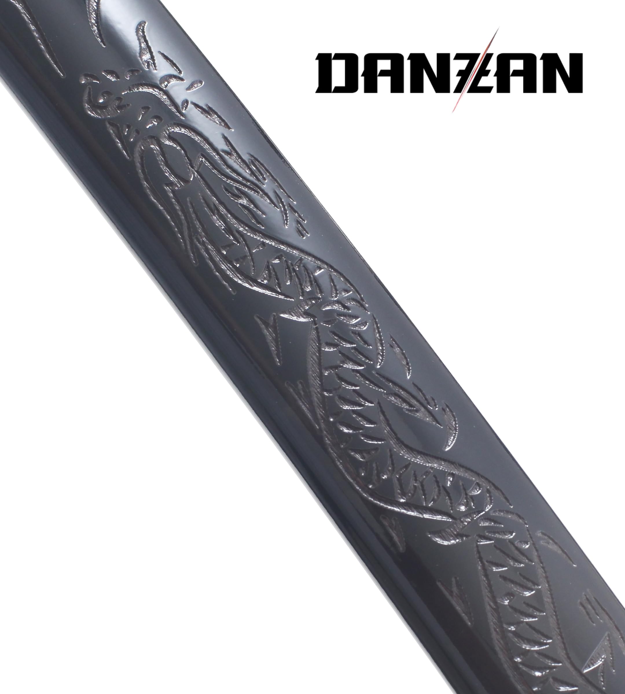 Danzan Katana Dragon en Bois - Sabre d'Entraînement Japonais - Décoration