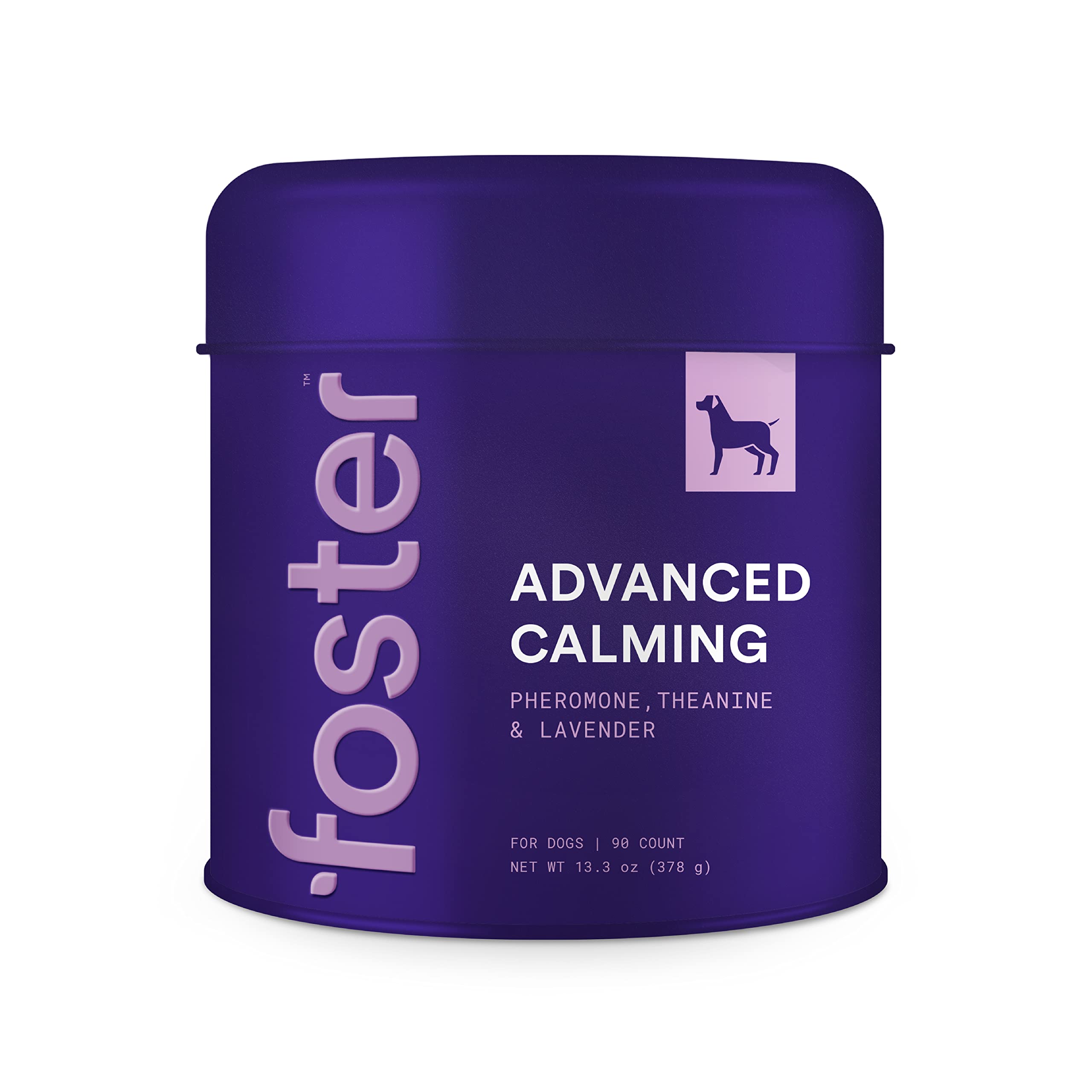 Foster Pet Wellness Health Supplements for Dogs, Formulated with Vets, Advanced Calming, Supports Balanced Behavior, 90ct