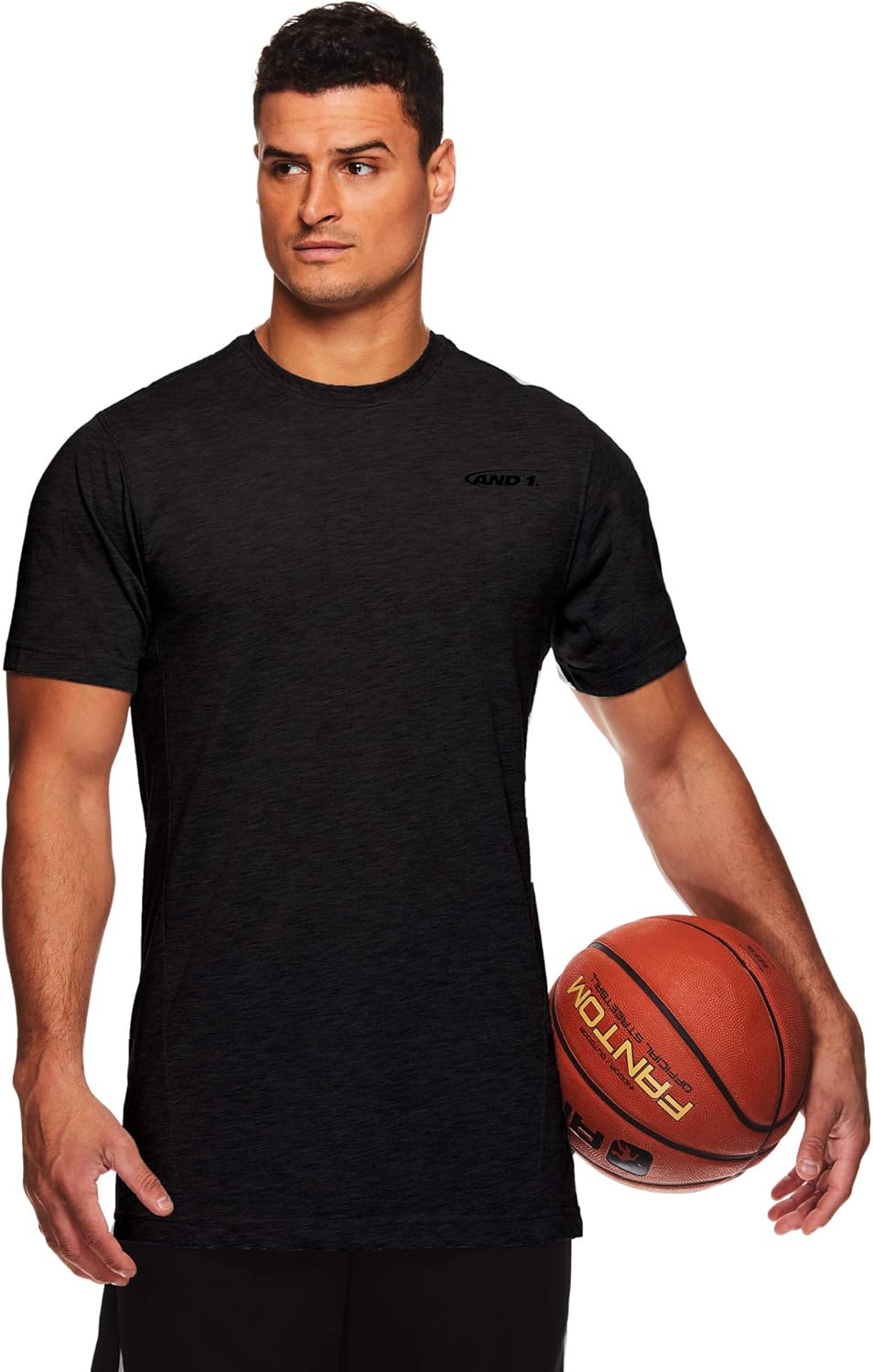 AND1 Men's Performance Basketball Tee Short Sleeve Gym