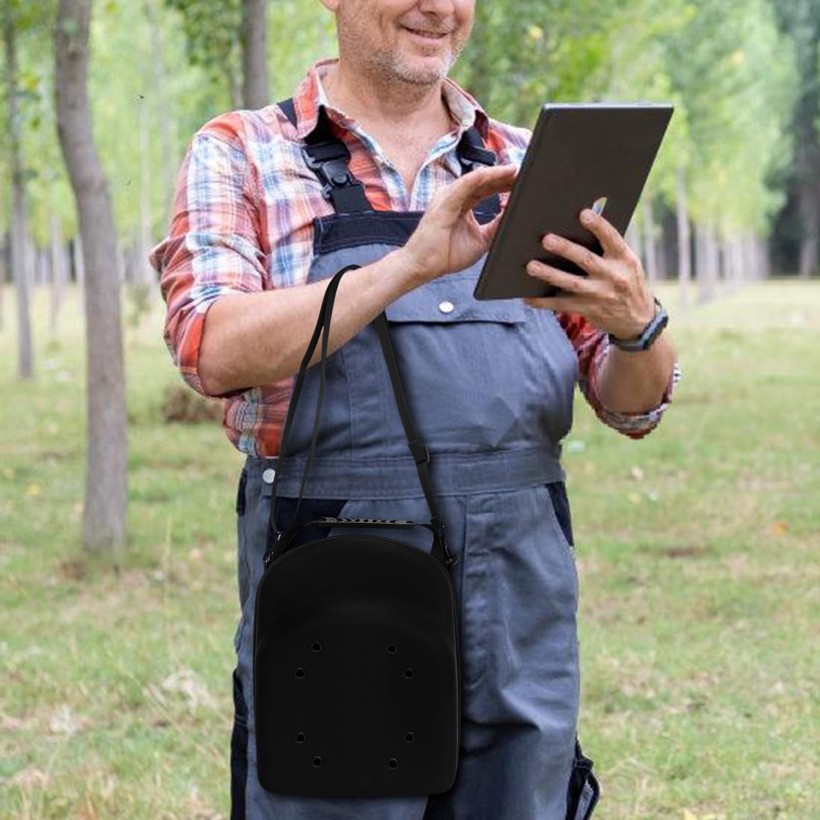 Porta Cappelli da Viaggio in Eva Nero per Cappelli da Baseball Design Pratico e Protettivo, Custodia Compatta e Leggera per Viaggi e Spostamenti