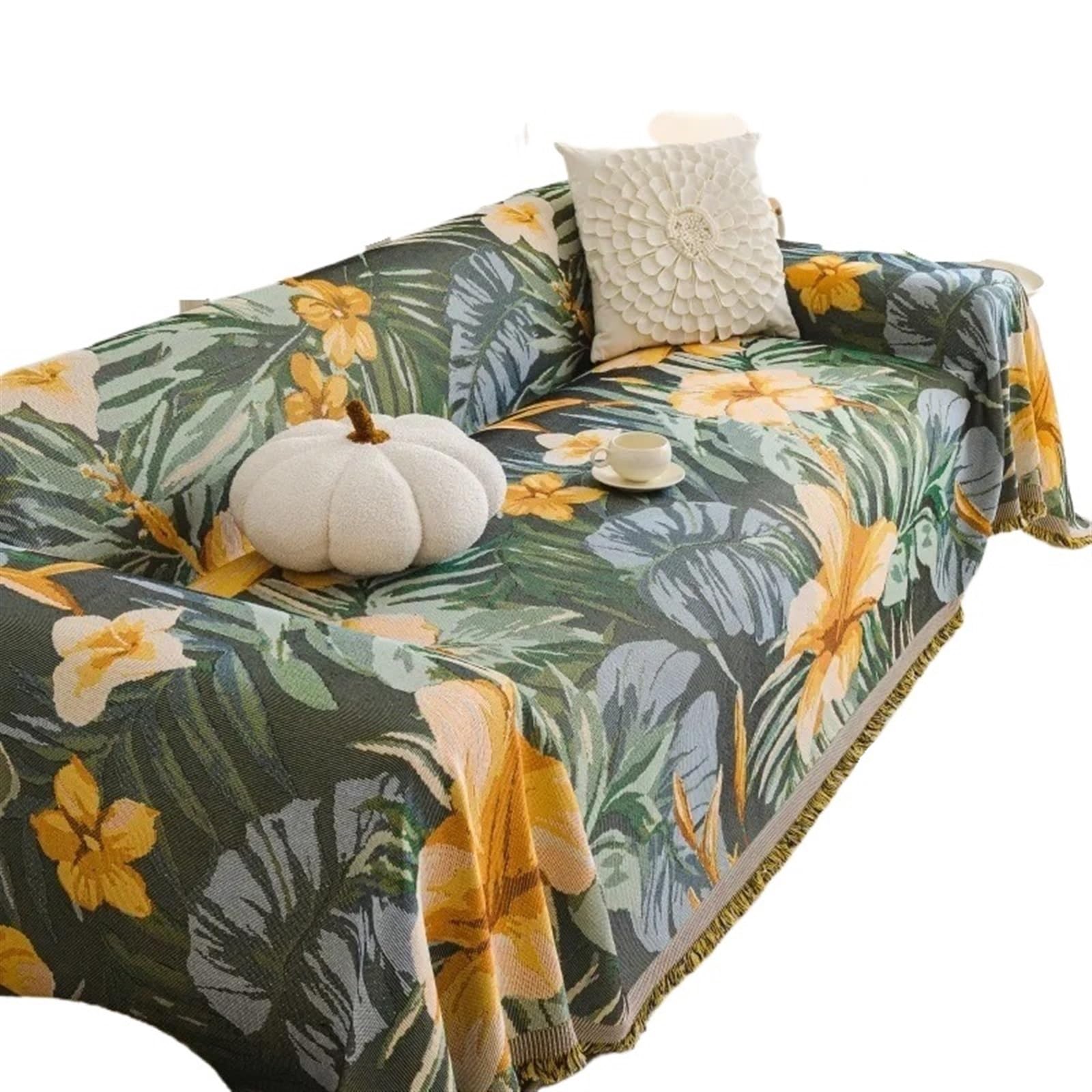 Toalla antideslizante doble cara para sofa con diseno reversible