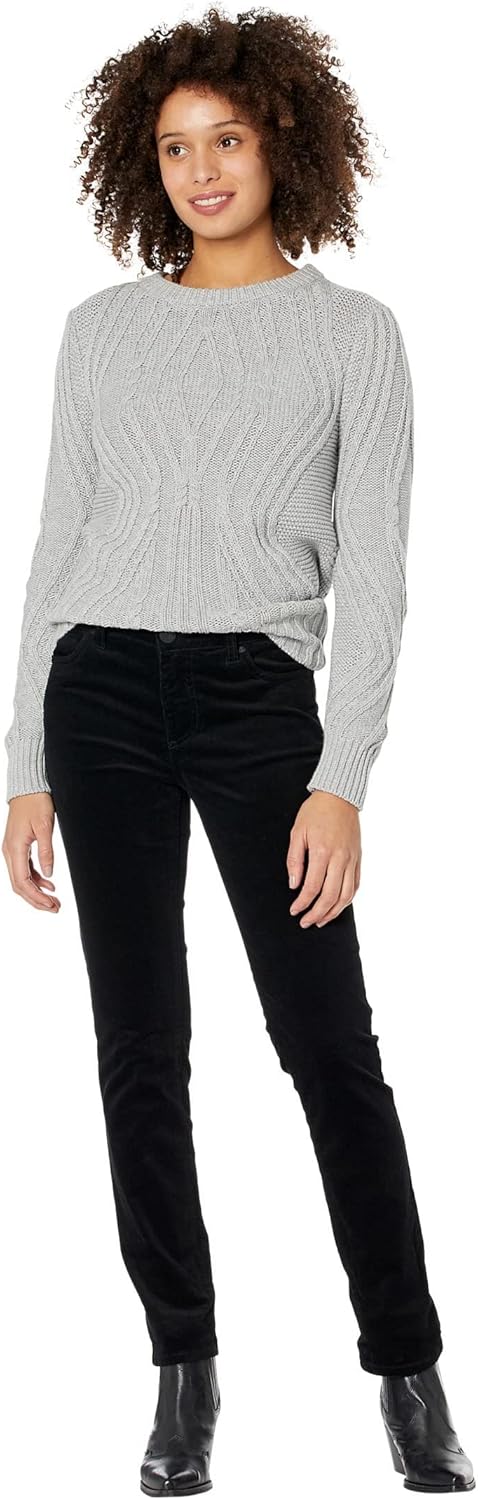 KUT from the Kloth Catherine Corduroy Boyfriend 5 Pockets in Brownie - Image 5