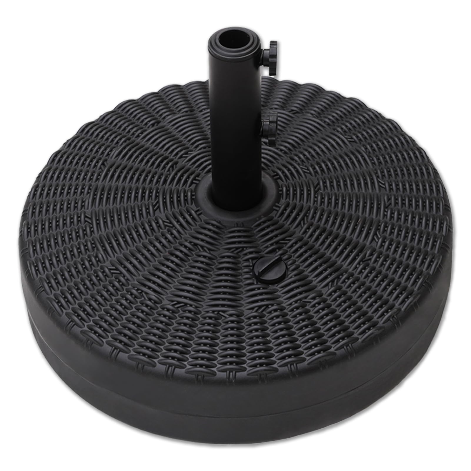 C-Hopetree 88 lb Heavy Duty Water Fillable Round Base Stand Weight for Patio Outdoor Market Table Umbrella, Black : Patio, Lawn & Garden